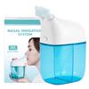 SEMIOEN Nasal Irrigation System, Nasal Rinse Machine, Sinus Rinse Machine, Sinus Cleaner Machine with Water Tank & Waste Collection Tank - Nose Cleaner for Sinus,SinusAdult,Allergy Relief - Blue view 1