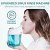 SEMIOEN Nasal Irrigation System, Nasal Rinse Machine, Sinus Rinse Machine, Sinus Cleaner Machine with Water Tank & Waste Collection Tank - Nose Cleaner for Sinus,SinusAdult,Allergy Relief - Blue view 3