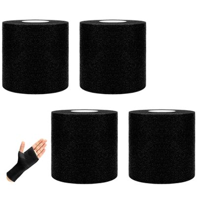 120 Yards Pre Wrap,Prewrap,Pre Wrap Athletic,Prewrap Athletic Tape,Pre Wrap for Hair Soccer,Prewrap Athletic Tape for Hair,Athletic Wrap,Pre Wrap Tape,Foam Wrap,Athletic Prewrap,Soccer Pre Wrap 4Pcs