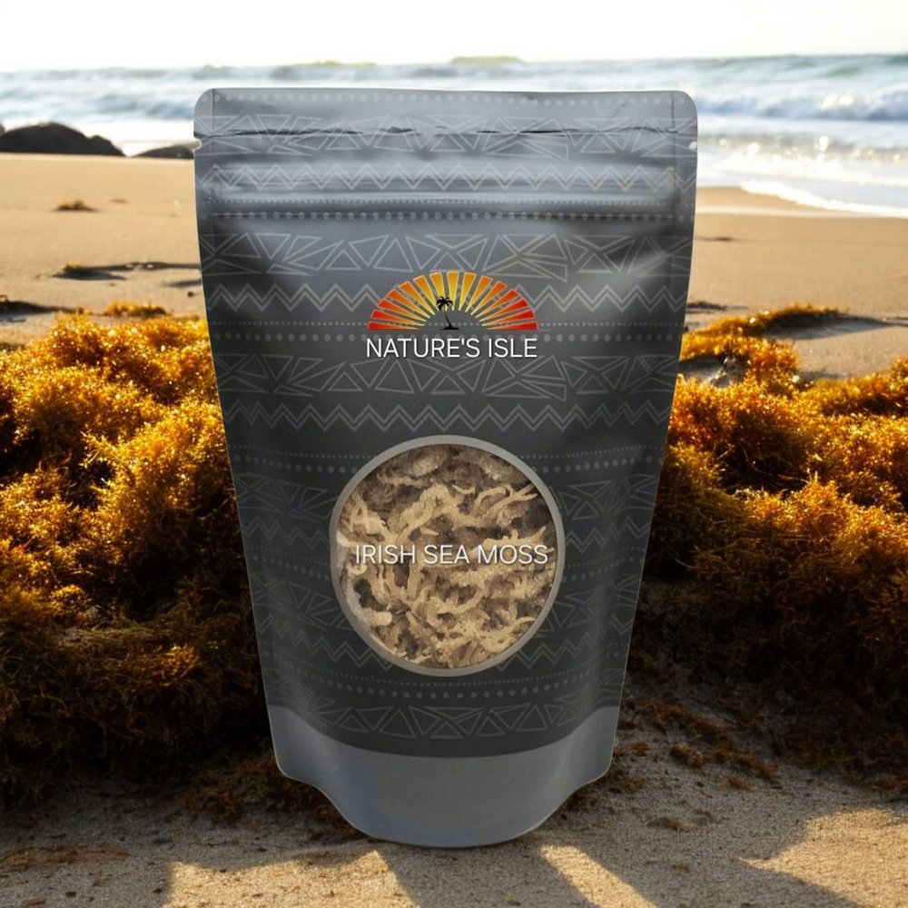 Herbal Island Sea Moss Raw - Whole Leaf - Wildcrafted (16 oz)