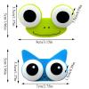 XHLIZHU 2/3/5PCS Frog Contact Lens Case, Cartoon Frog Shape Contact Lens Holder Cartoon Animal Lens Box (2Pcs C) view 2