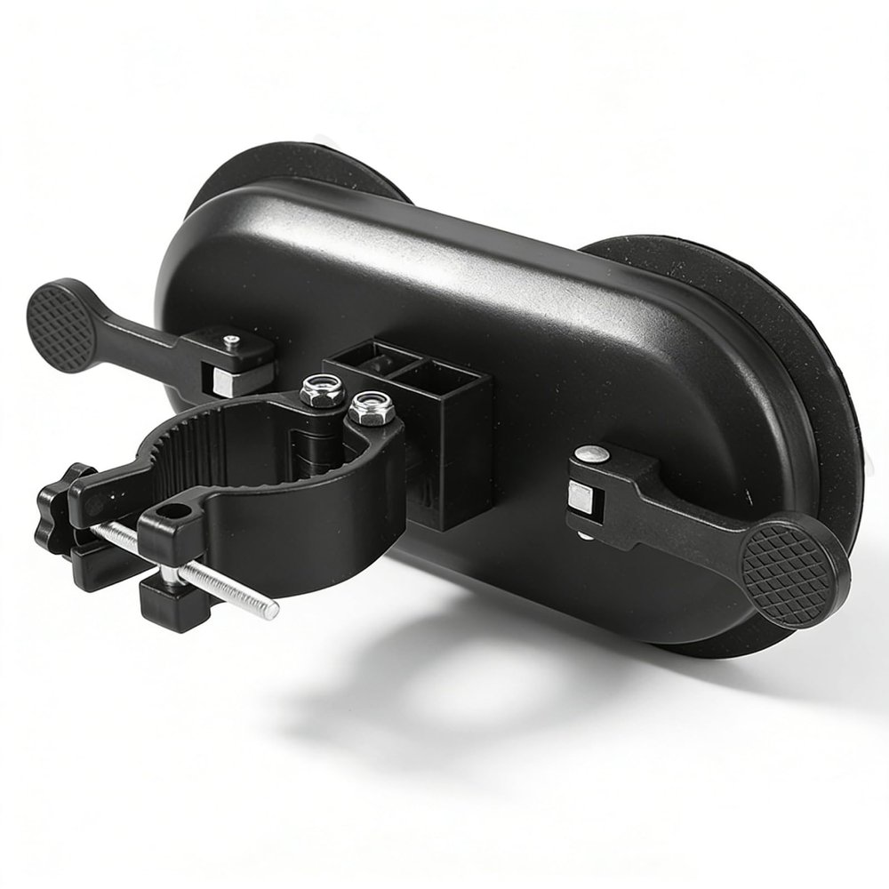 Yosoo Health Gear Massage Gun Holder Wall Mount Suction Cup Hand Massage Gun Mount, Stable Strong Vacuum Suction Cup Massage Gun Holder for Self Massage, Aluminium Alloy