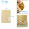 100 Pcs Clear Window Airtight Brown Kraft Paper Seed Coin Envelopes Bags samples Bags Small business Reclosable Seal Zipper Resealable Heat Seal Pouch Coffee Packaging 2.75x3.5inch view 3