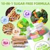 softbear Calcium Magnesium Zinc Gummies for Adult & Kids, Suagr-Free Calcium Magnesium Zinc Vitamin D3 Supplement for Bone Strength & Immune Health, Mixed Fruit Flavor 120 Count view 3