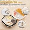 [2 Pack] Zannaki Pill Case Portable Small Weekly Travel Pill Organizer, Cute Moisture Proof Pill Box Holder for Purse, Daily Mini Pocket Pharmacy Medicine Container for Vitamin, Fish Oil, Supplement view 4