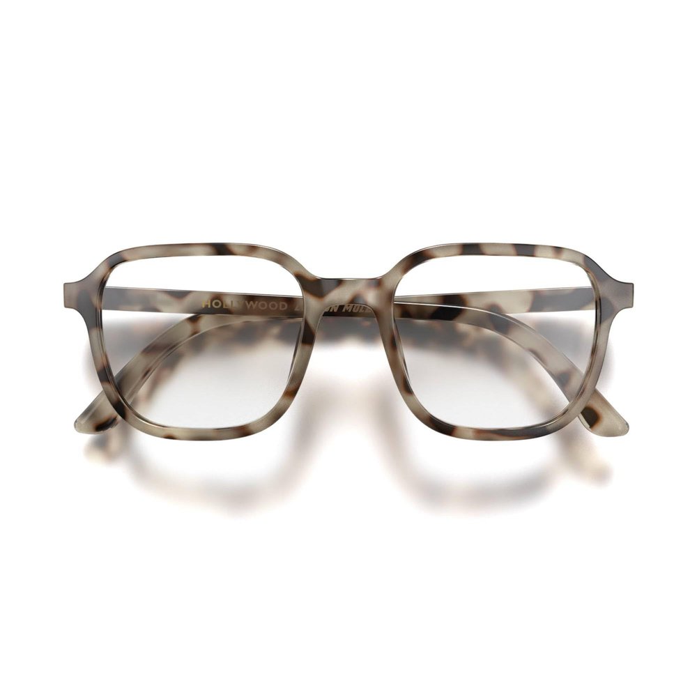 LONDON MOLE Hollywood thin lightweight reading glasses | Sleek square frame | Contemporary minimal style | Men and women