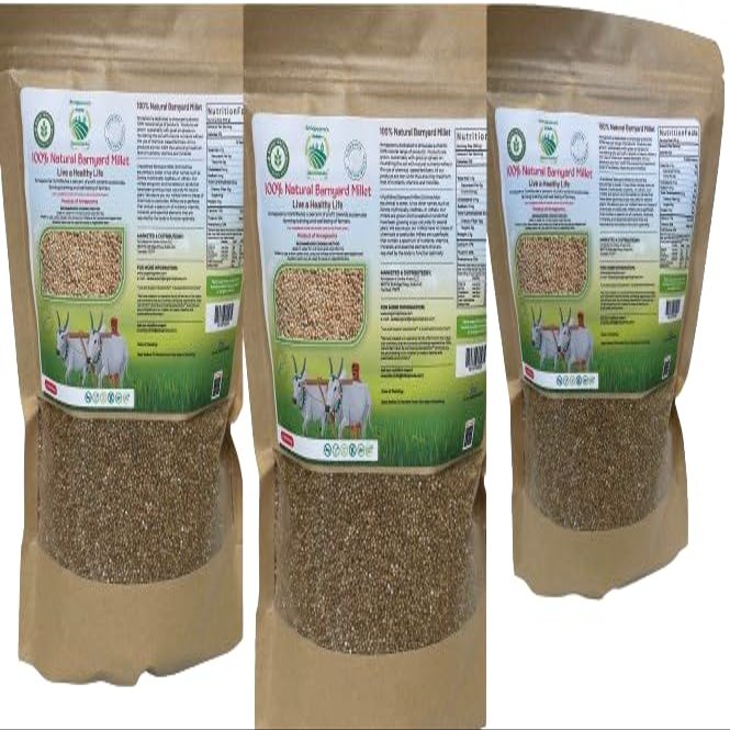 Buchi Method Processed siridhanya Millets Grain Unpolished & organic Combo Pack of 5, [Little, Foxtail, Kodo, Barnyard, and Browntop Millet 5 kg (920GM Each Bag Vacuum packed