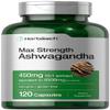 Horbach Ashwagandha Supplement | Max Strength | 120 Capsules | Non-GMO, Gluten Free view 1