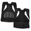 KICHOUSE Posture Back Brace Support for Men and Women Adjustable Breathable Design for Hunchback and Comfortable Wear Black view 1