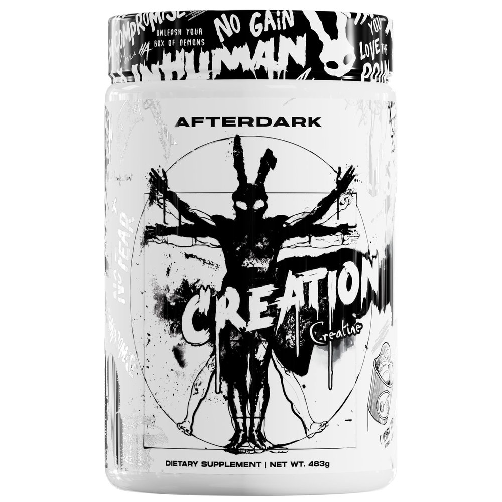 AFTERDARK Supplements Creation  Creatine + HMB Powder | 6 Forms of Creatine for Strength, Endurance & Hydration | No-Bloat Formula | for Men & Women | Cherry Italian Ice