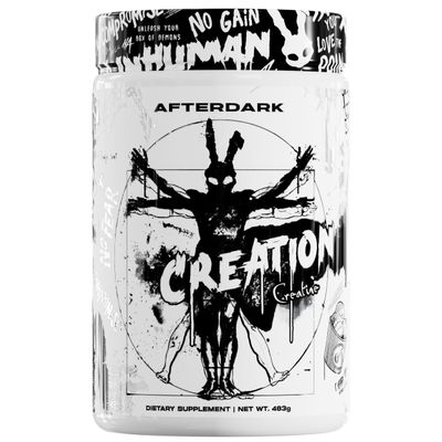 AfterDark Supplements Creation Creatine Monohydrate Powder, 10000mg Creatine Matrix Blend, Promotes Power, Endurance & Muscle Growth, GMP Certified, USA Made, 21 Servings, Snow Cone