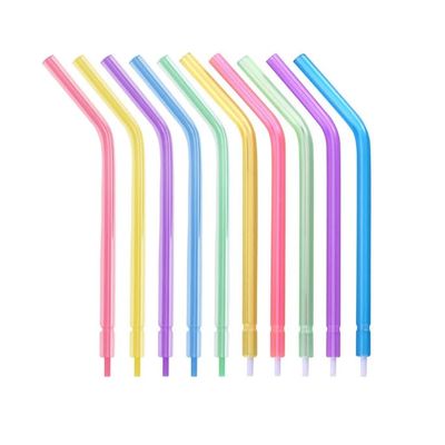 AmeriCan Goods 250 Pack Dental Disposable Air Water Tips, Assorted Colorful Neon Color Tips