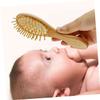 Ipetboom 4pcs Hair Brush Comb Natural Wooden Hair Comb for Boy Girl Bath Care Kit Safe Healthy view 2