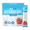 skyMD Daily Hydration | Electrolytes Powder Packets | Low Sugar, 10 Calories | 12 Vitamins & Minerals, Sodium | Drink Mix for Energy and Recovery | Strawberry | 16 Sticks view 1
