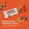 think! Protein Bars, High Protein Snacks, Gluten Free, High Fiber, Peanut Butter Chocolate Chunk, 10 Count view 2