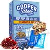 Cooper Street Blueberry Pomegranate Granola Bakes (12 bars) - Individually Wrapped Soft and Chewy Breakfast Granola Bars - Nut, Dairy & Soy Free - Great As Kids Snacks For School, Hiking Or Lunchbreak view 1