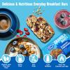 Cooper Street Blueberry Pomegranate Granola Bakes (12 bars) - Individually Wrapped Soft and Chewy Breakfast Granola Bars - Nut, Dairy & Soy Free - Great As Kids Snacks For School, Hiking Or Lunchbreak view 4