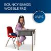 Bouncyband Wobble Pad Smooth Sensory Cushion  Balance Pad Lets Kids Wiggle to Expel Energy  Ideal for Kids who Prefer Tactile Input of Smooth Surfaces  11.8 x 11.8 Sensory Tool Holds Up To 350lbs view 2