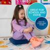 Bouncyband Wobble Pad Smooth Sensory Cushion  Balance Pad Lets Kids Wiggle to Expel Energy  Ideal for Kids who Prefer Tactile Input of Smooth Surfaces  11.8 x 11.8 Sensory Tool Holds Up To 350lbs view 4