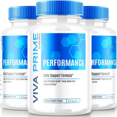 (3 Pack) Viva Prime Capsules - Viva Prime for Men, Viva Prime Daily Nutrition for Overall Wellness and Peak Performance, Advanced Male Formula Pills, VivaPrime Reviews (180 Capsules)