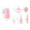 WEITOLNB Nail Clipper Kit 5Pcs Infant Nail Clippers Care Set Newborn Baby Healthcare Kits with Rabbit Storage Box Care Tools for Baby Home Use view 2