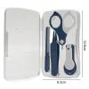 WEITOLNB Nail Clipper Kit 4PCS Children Manicure Kit Baby Nail Care Tool Kid Safe Portable Nail Clipper Trimmer Tweezer with Box for Safety Trim Nails Home Use view 2