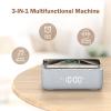 REACHER 15W Fast Wireless Charging Alarm Clock with White Noise Machine  20 High-Fidelity Sleep Sounds  Gradual Wake & Unlimited Snooze  0100% Dimmable Digital Clock for Bedroom & Office view 2
