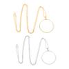 Healeved 2pcs Magnifier Pendant Necklace Jewelry for Easy Reading Design Lightweight Wearable Accessory for Seniors and Everyday Use view 1