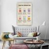 Greejoeq Daily Affirmations Psychiatric Mental Health Posters Positive Affirmations Poster for Bedroom Print Wall Art Pictures for Bathroom (12.00''x16.00'',Framed) view 3
