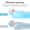 AUVON Weekly Pill Organizer with Effortless Opening Design, Arthritis Friendly Pill Box, BPA-Free Pill Organizer 7 Day, Cute & Portable Pill Case for Vitamins, Supplements and Medications view 3