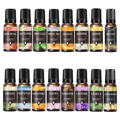 A CENTER Essential Oils Set Created for Humidifiers and Diffusers, Aromatherapy Diffuser Oils Scents, Essential Oil Kit for Home Use, Essential Oil Pack with Various Scents8X10ML