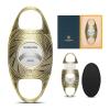 Demcigar Cigar Cutter Guillotine, Stainless Steel Double Sharp Cut Blade Cigar Clipper in Gift Box(Gold) view 1