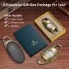 Demcigar Cigar Cutter Guillotine, Stainless Steel Double Sharp Cut Blade Cigar Clipper in Gift Box(Gold) view 4