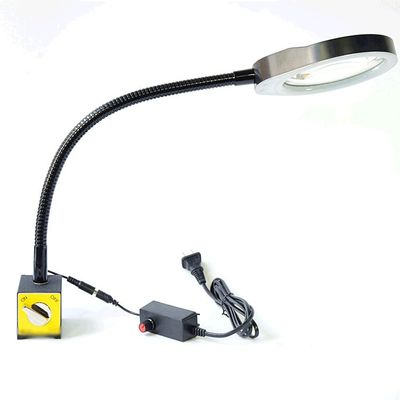 Industrial Magnifying Glass with Magnetic Base for Electronic Inspection Repair Work Light