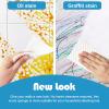 110 PCS Upgrade Convex Point Magic Sponge Eraser Sheets,Disposable Portable Magic Cleaning Eraser Thin Wipes for Kitchenware Bathroom Shoe Sink Car Interiors Hard-to-Reach Places view 4