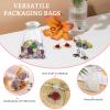 100PCS Sheer Organza Bags With Drawstring for Wedding Favor, Party, Favor Jewelry, Candy, Birthday, Christmas, Festival, Soaps, Makeup,Wrapping Supplies, 4.72 x 4 Inch Small Mesh multi-purpose Gift Bags White view 4