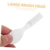 10pcs Oral Cleaning Brush Toothbrush Small Toothbrush Prison Manual Prison Teeth Brush Thumbprint Handle Portable Nylon White Set Soft Travel view 2
