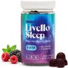 Alexsyn Livello Sleep Wild Berry Gummies - 60 Servings Natural Sleep Support with 5-HTP, Melatonin, and Vitamin B6 for Peaceful Night, Vegan & Gluten-Free view 1