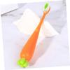 Ipetboom 6pcs Boys and Girls Toothbrush Soft Bristles Cartoon Carrot and Radish Design Ergonomic Brush for Gentle Cleaning for Boy Oral Care view 3