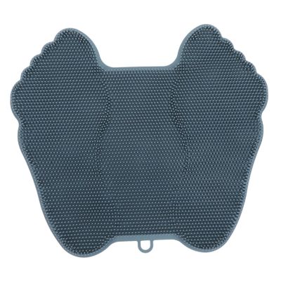 Ipetboom 1pc Silicone Foot Scrubber and Back Massage Pad Ergonomic Foot Cleaning Cushion for and Relaxation for Shower and Self-Care