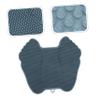 Ipetboom 1pc Silicone Foot Scrubber and Back Massage Pad Ergonomic Foot Cleaning Cushion for and Relaxation for Shower and Self-Care view 3