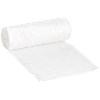 1000 Counts 12-16 Gallon 0.3 mil, 23W x 31H, Natural High-Density Trash Bags
