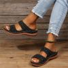 NineLife Basics Orthotic Sandals For Women Plantar Fasciitis Womens Comfortable Walking Flip Flops Orthopedic Sandals with Arch Support Dressy Summer Comfortable Orthotic Beach Shoes Slides 2024 view 2