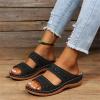 NineLife Basics Orthotic Sandals For Women Plantar Fasciitis Womens Comfortable Walking Flip Flops Orthopedic Sandals with Arch Support Dressy Summer Comfortable Orthotic Beach Shoes Slides 2024 view 3