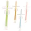 Ipetboom 4pcs Boy Girl Toothbrush Months and up Silicone Brush Suction Base Teething Gear for Boy Girl view 1