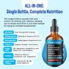 Ashwagandha & Turmeric Liquid Drops - Vitamin C, Sea Moss, Apple Cider Vinegar, Bladderwrack - Vegan Liquid Drops for Comprehensive Wellness Support & Vital Immunity (Strawberry Ginger Lemonade, 60mL) view 4