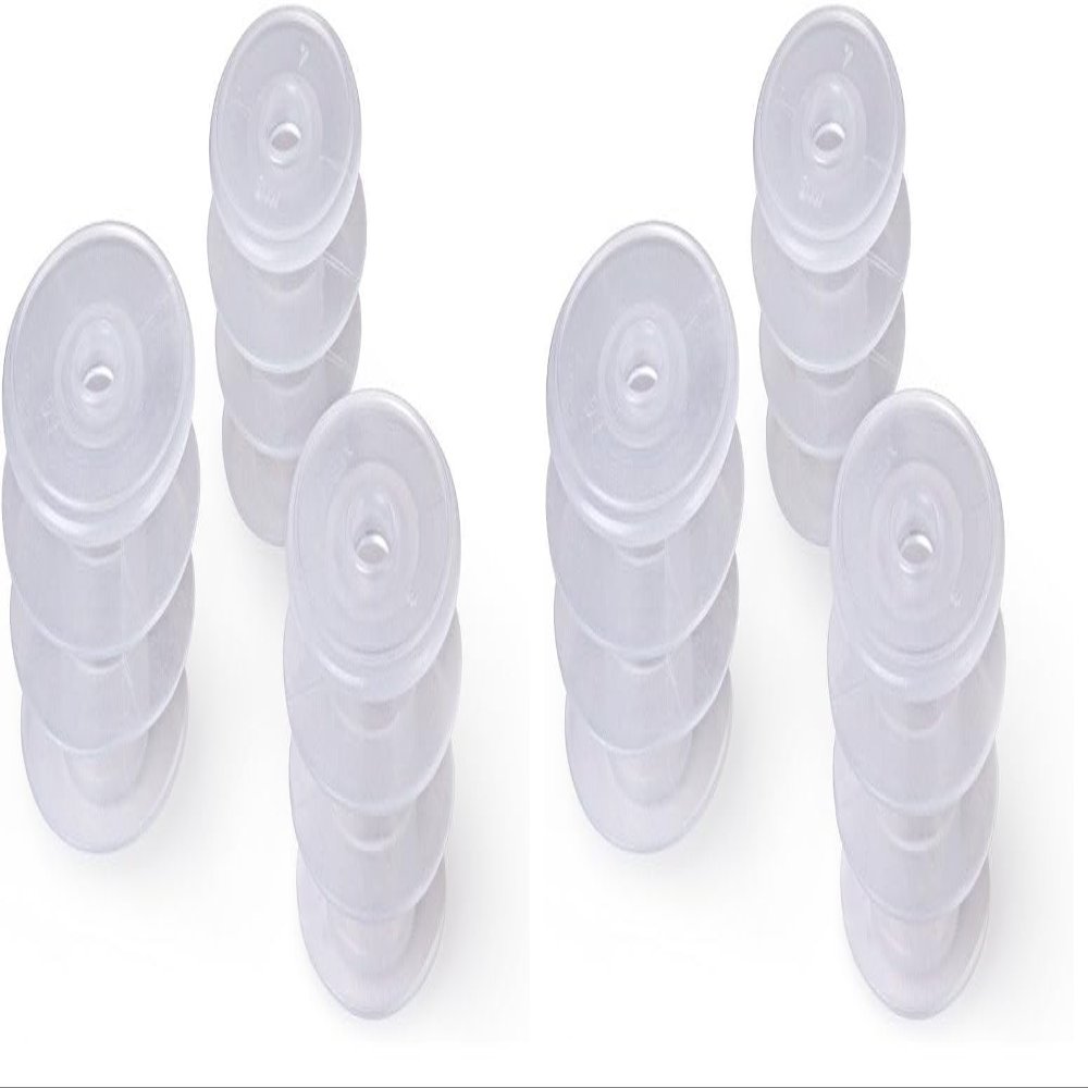 Apothecary Products Oral Syringe Adapter Plugs, Compatible with 12 and 16 Oz Oval, 28 mm, Pack of 100
