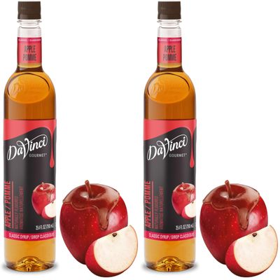 DaVinci Gourmet Classic Apple Syrup, 25.4 Fluid Ounce (Pack of 2)