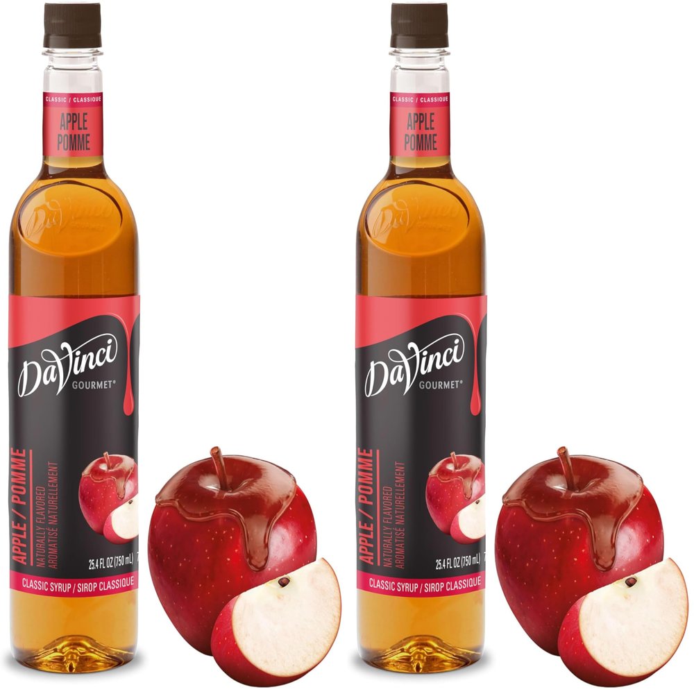 DaVinci Gourmet Classic Apple Syrup, 25.4 Fluid Ounce (Pack of 2)