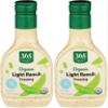 365 by Whole Foods Market, Dressing Ranch Light Organic, 16 Fl Oz (Pack of 2) view 1
